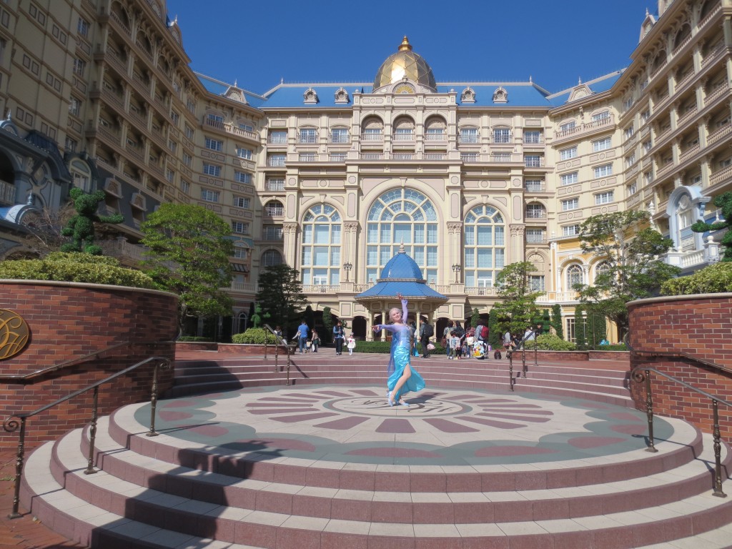 Best Frozen Elsa cosplay 2014 Tokyo Disneyland Hotel TDR real hair no wig