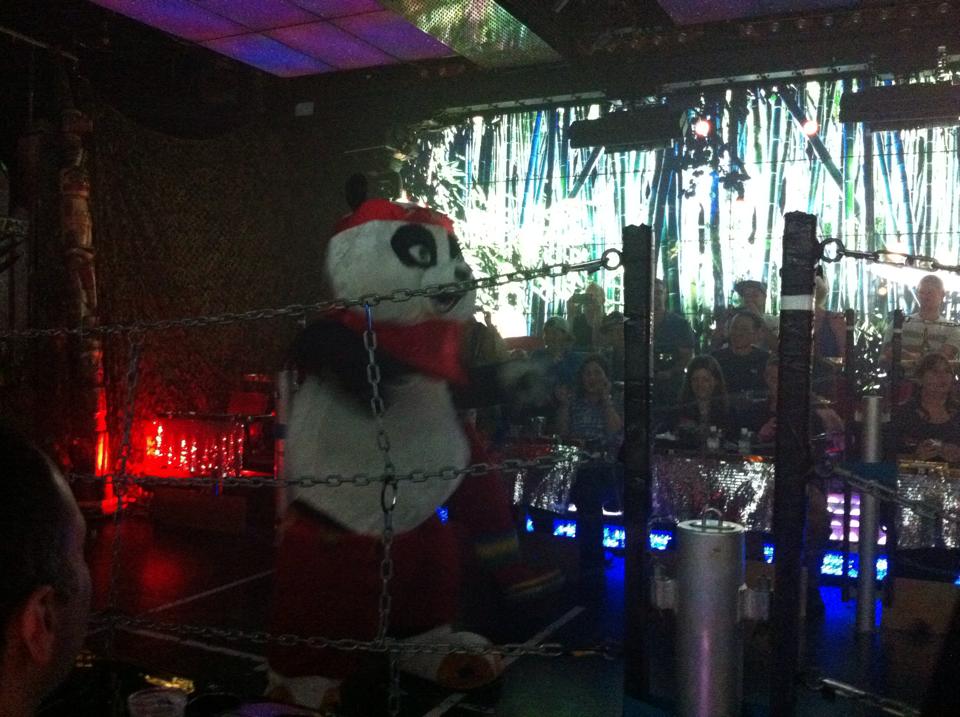 Kung-fu panda at Robot Restaurant