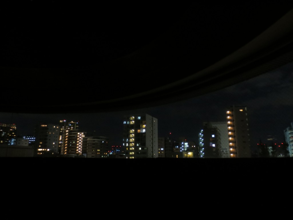 Planetarium Bar view of Tokyo sky line