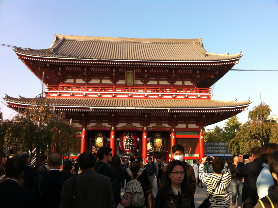 Contiki tour Japan Unrivalled includes Asakusa