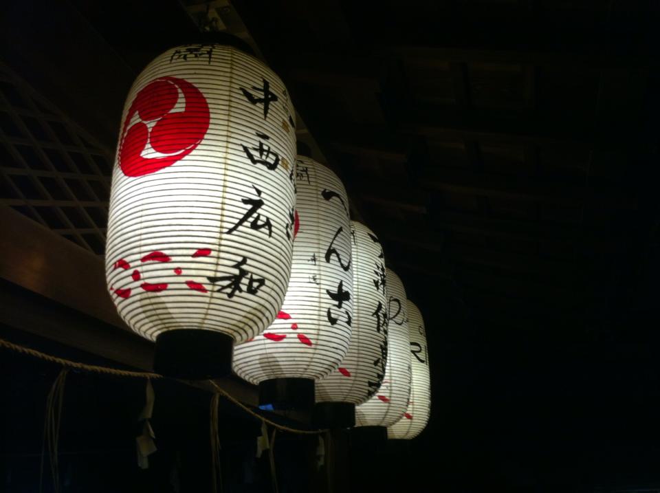 Lanterns at Gion