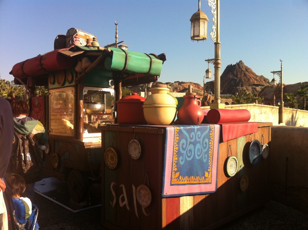 Curry popcorn wagon at TDR