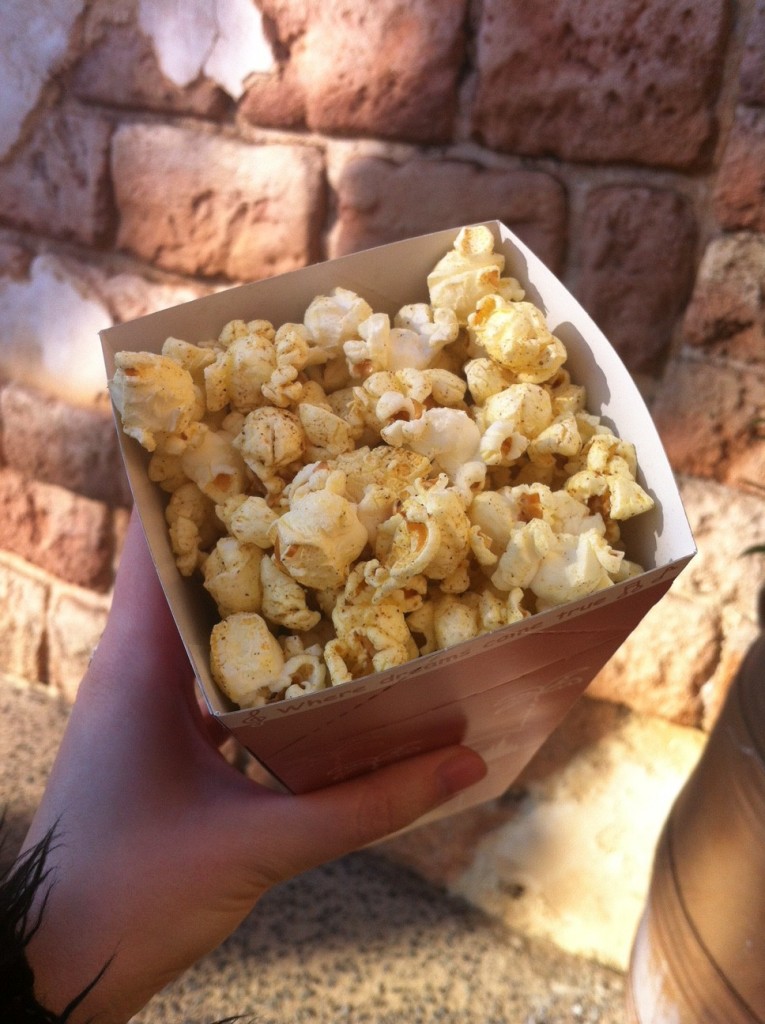 Flavoured popcorn at Tokyo Disneysea