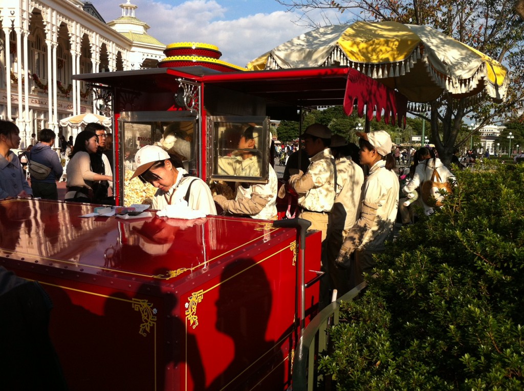 Popcorn wagon at TDR