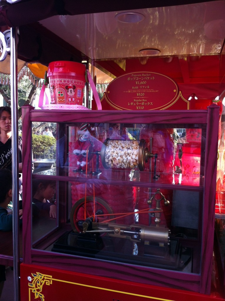 Popcorn wagon at Tokyo Disneyland