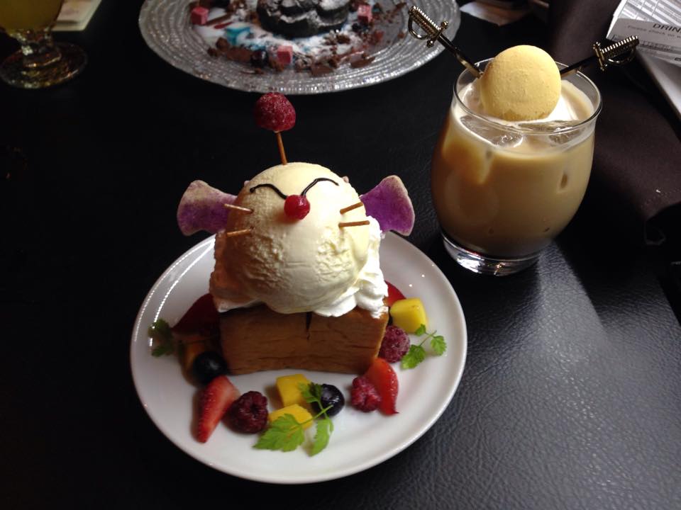 Moogle Dessert Final Fantasy XIV Eorzea Cafe