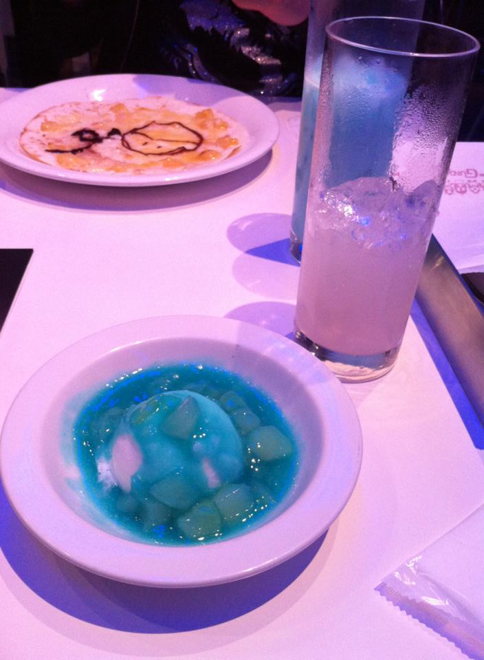 Gouf Ice dessert at Gundam Cafe