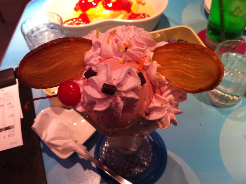 Parfait from Maid Cafe Shibuya Tokyo