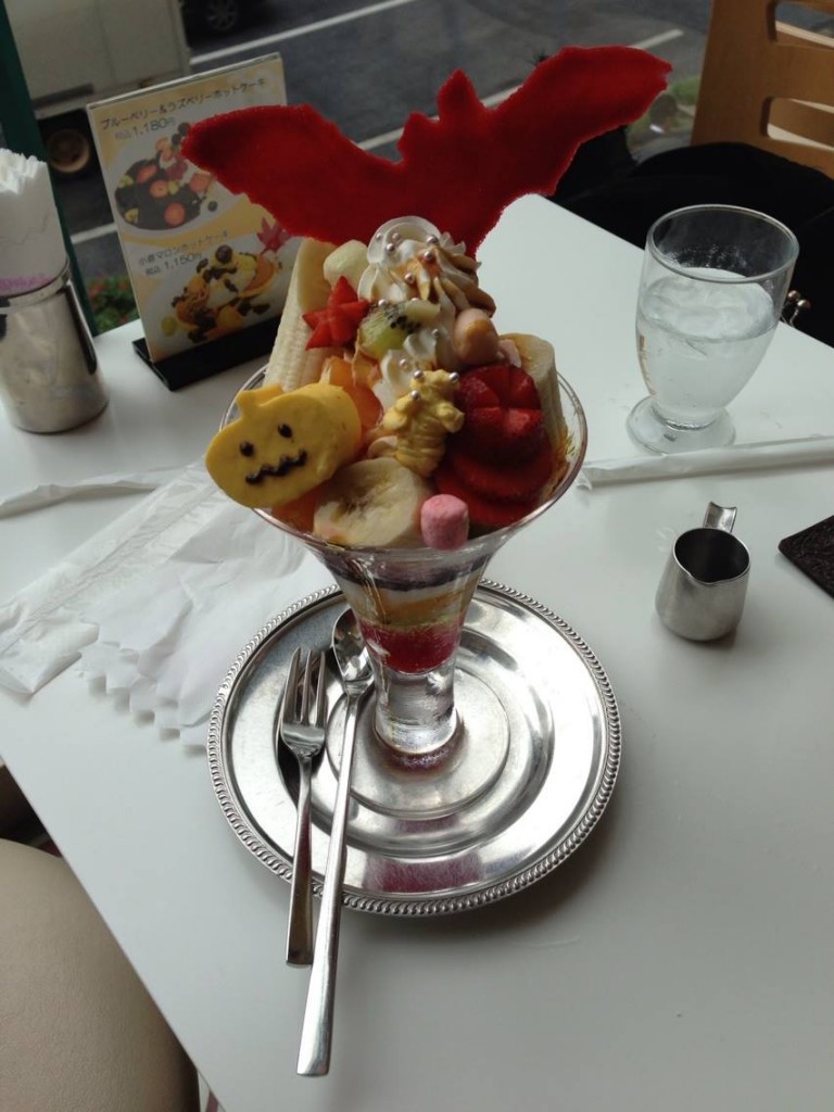 Halloween themed parfait Japan