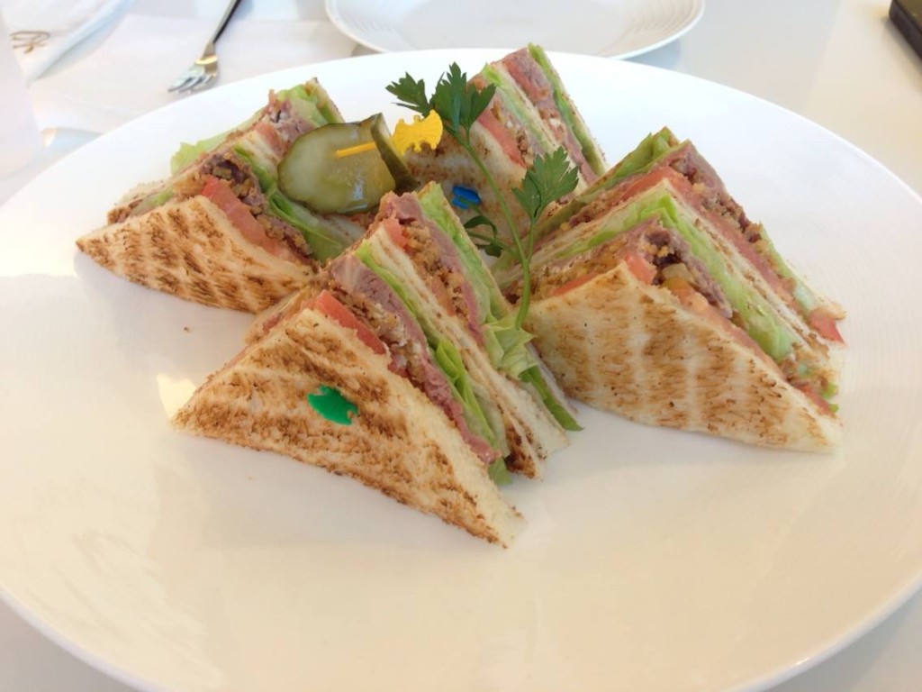 Lunch at Takano Fruit Parlor Tokyo sandwiches