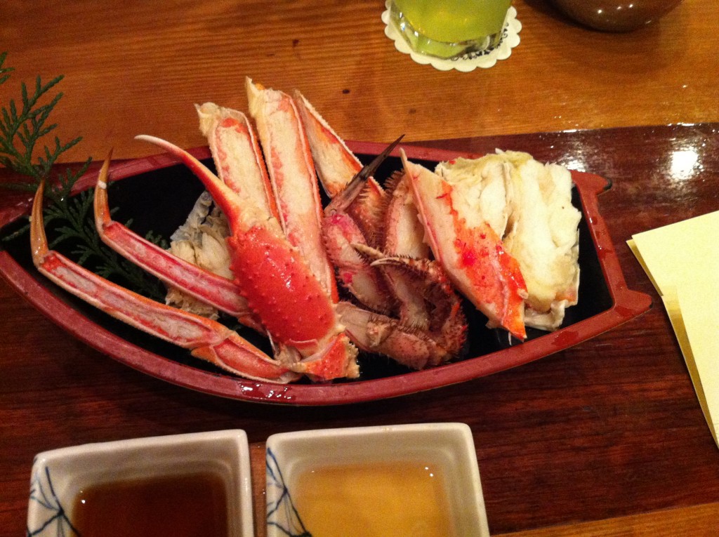 Crab restaurant Shibuya Tokyo