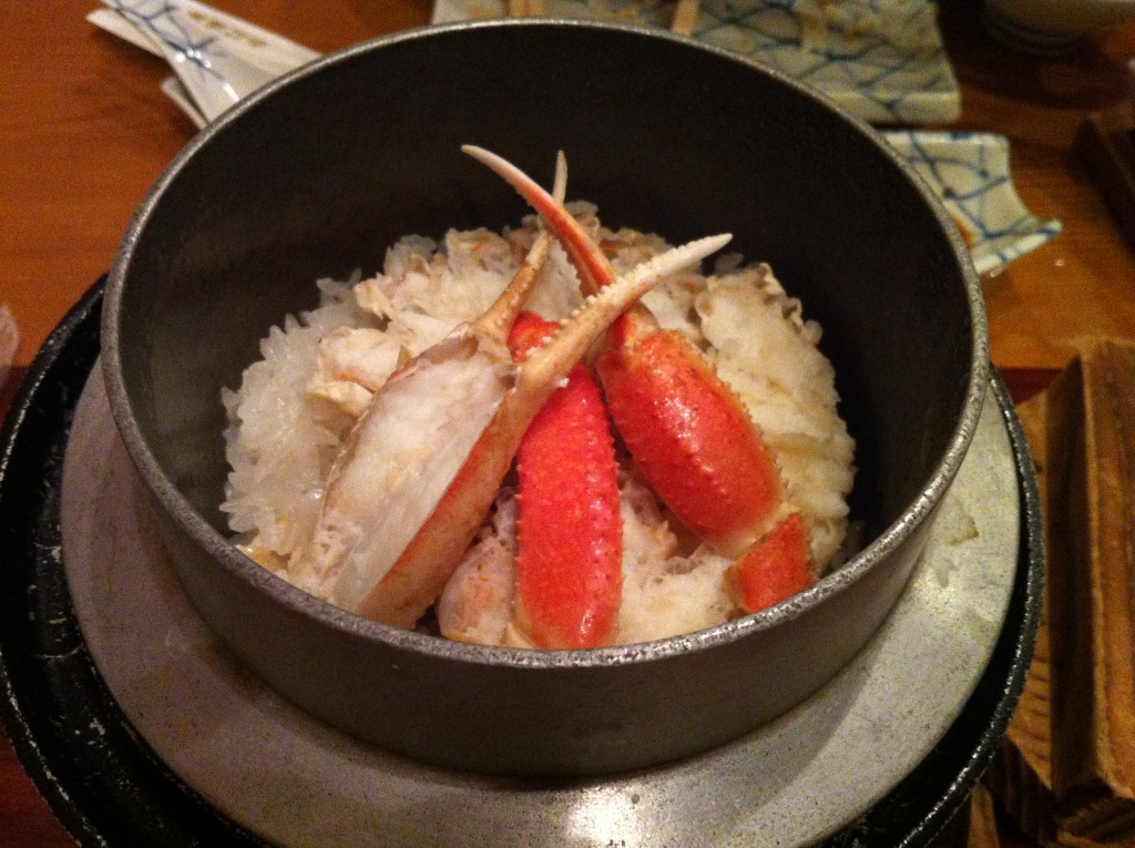 Crab restaurant Shibuya Tokyo