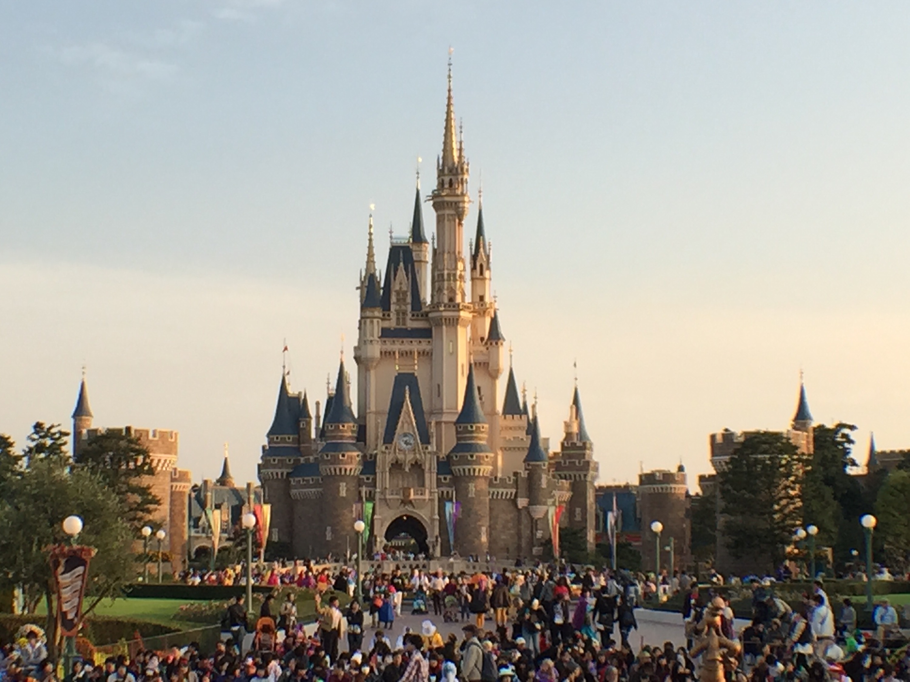 Cinderella's castle Tokyo Disneyland Halloween 2015