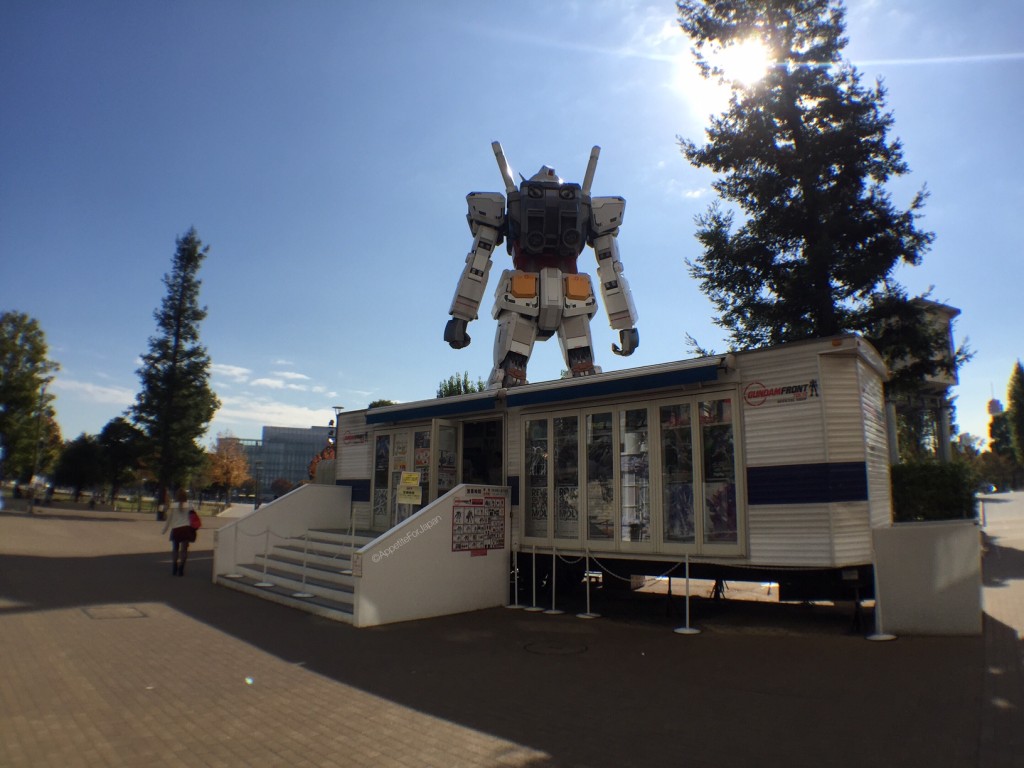 Gundam shop outside Diver City