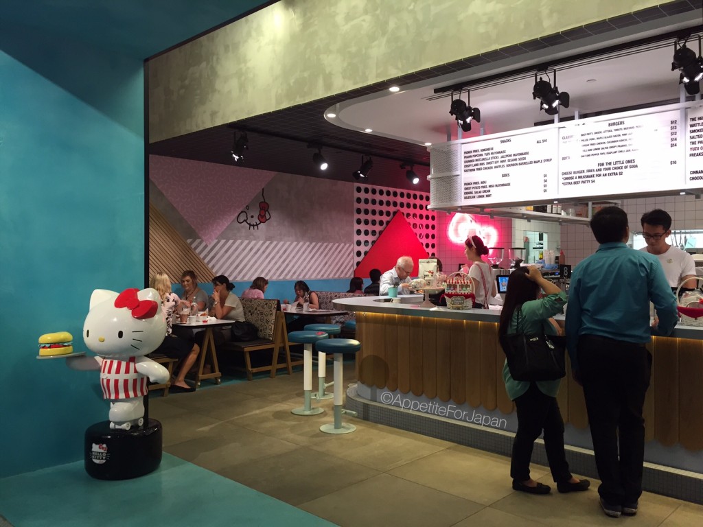 Inside the Hello Kitty Diner Australia