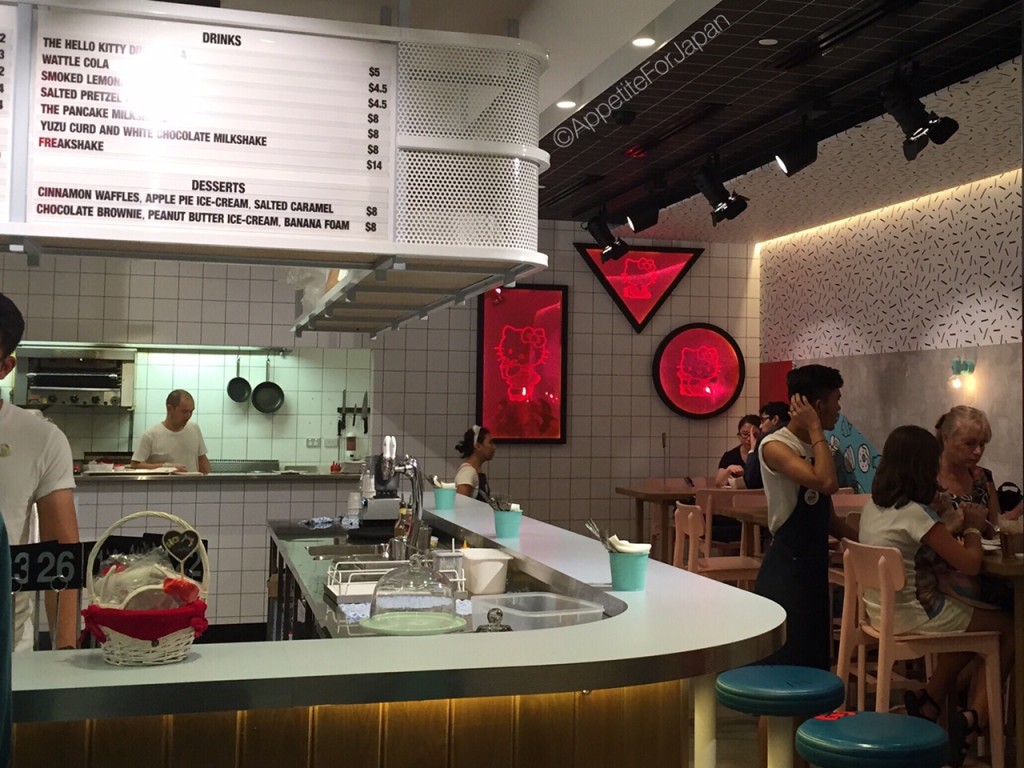 Inside the Hello Kitty Diner Australia