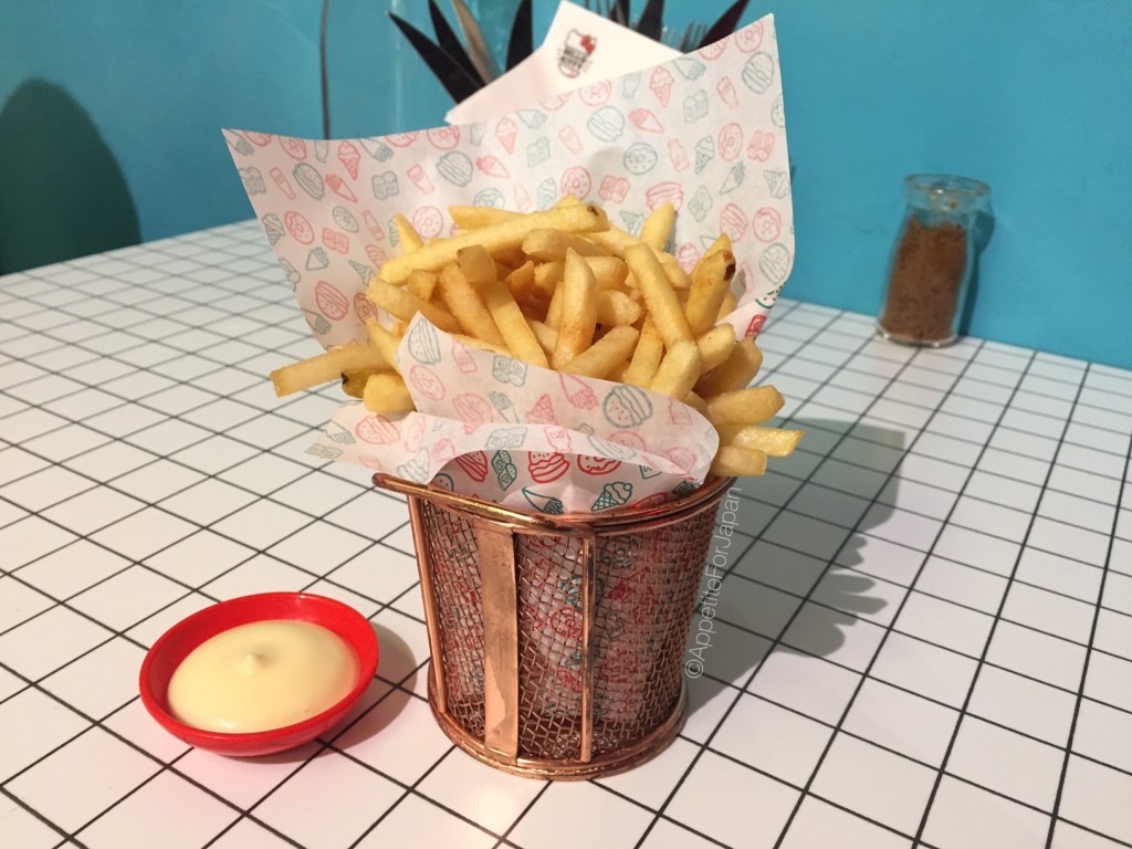 French fries from Hello Kitty Diner Australia