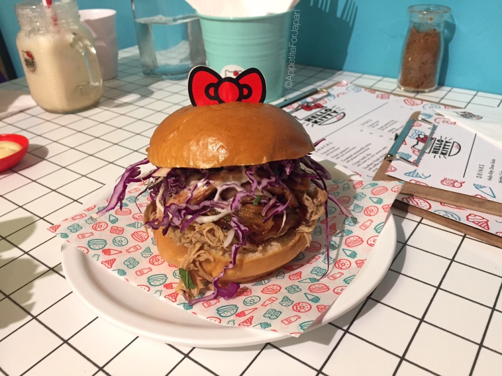 The Maple burger Hello Kitty DIner Australia