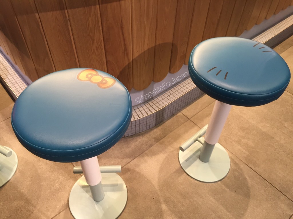 Bar seats at Hello Kitty Diner Australia