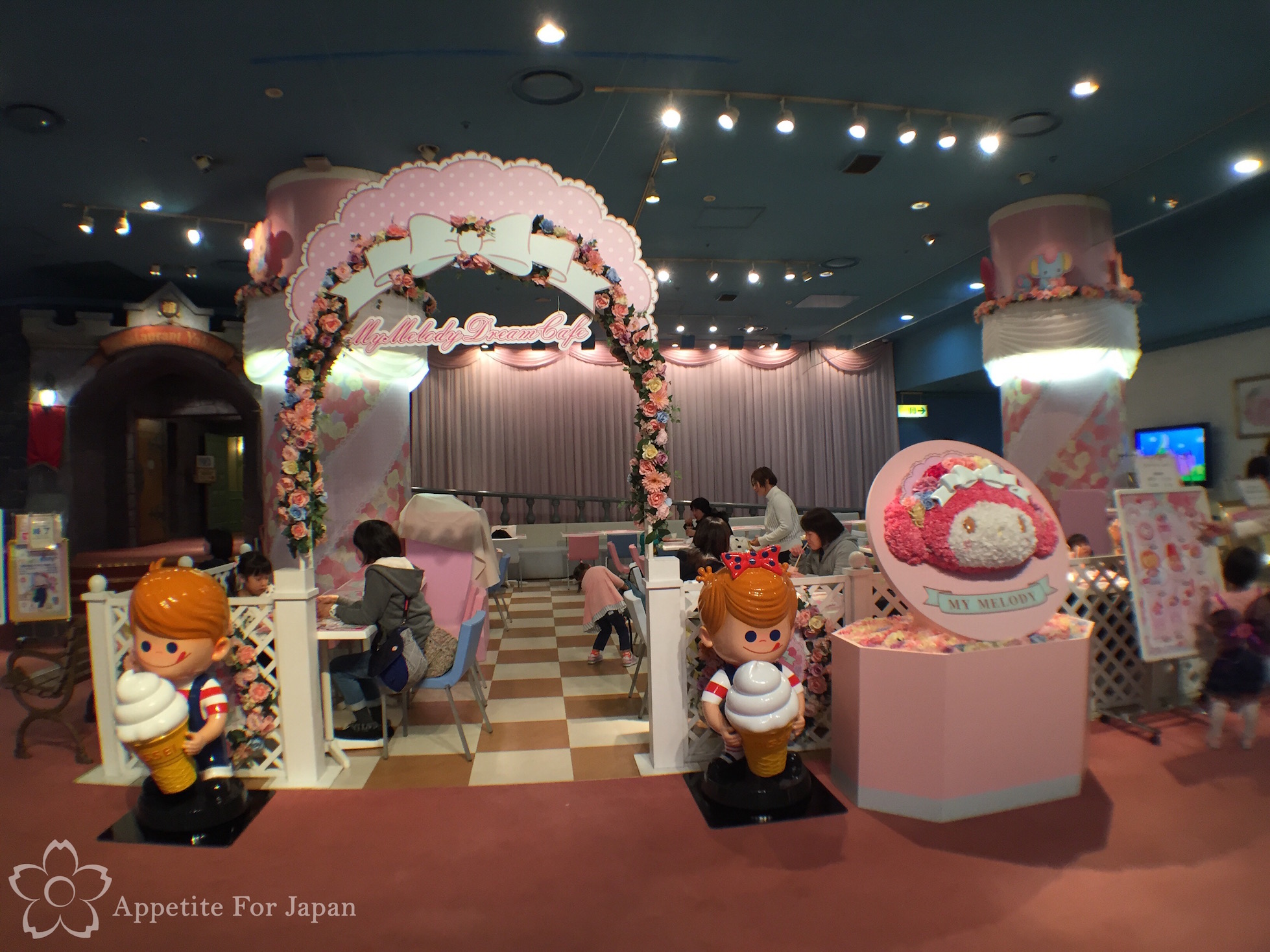 Sanrio Puroland a theme park for Hello Kitty and friends in Tokyo